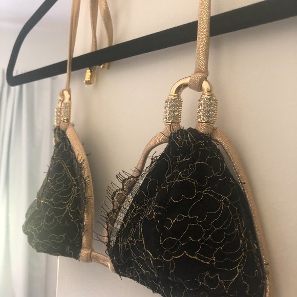 Beach Bunny Madagascar Glam Triangle Top NWOT - Picture 5 of 6